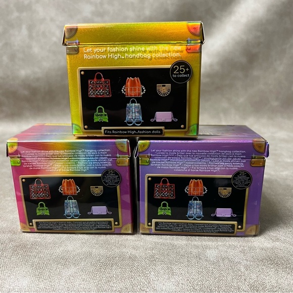 Rainbow High Mini Accessories Studio Shoes Blind Box - Lot of 3 New - Picture 3 of 3